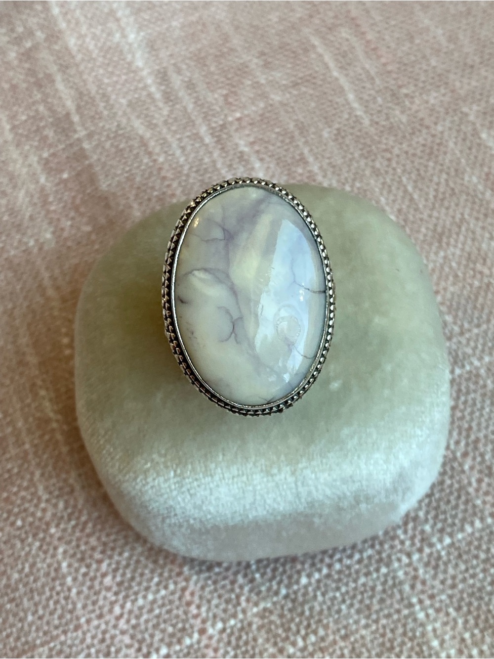 Sterling Silver Tiffany Sone Statement Ring